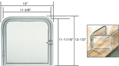 Mail slot installation glass door repair